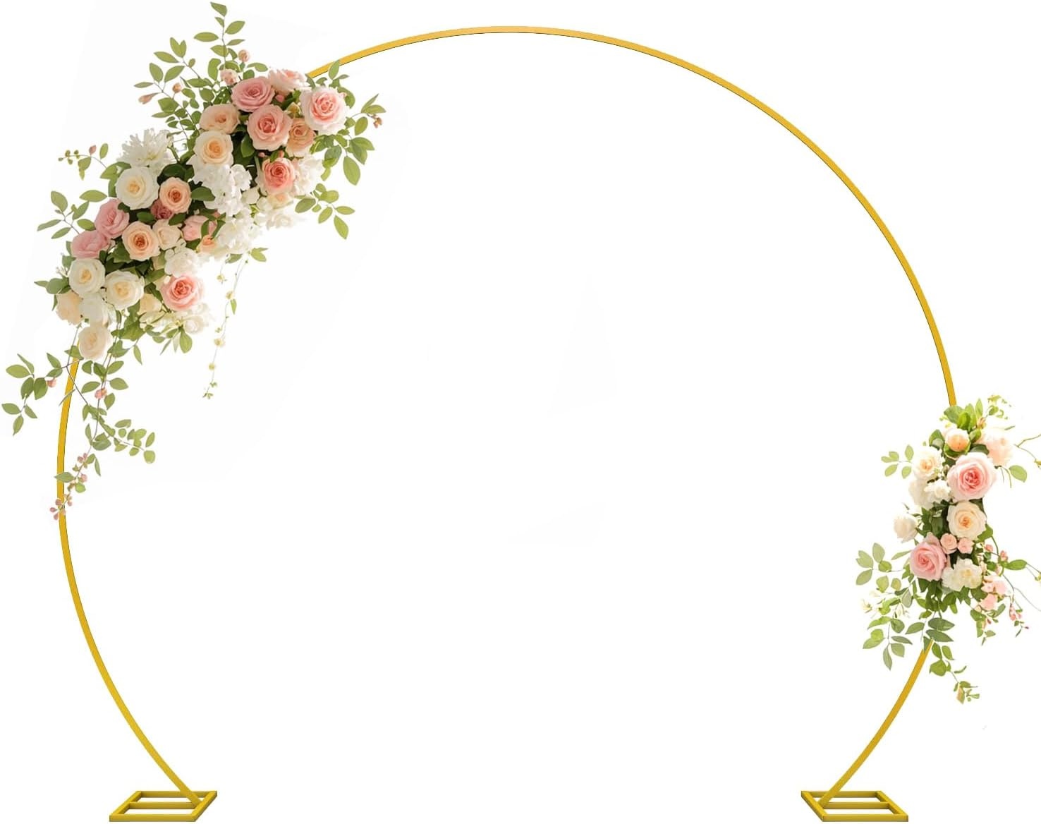 Gouden Ronde Achtergrond Standaard 201x238 cm - 34% Korting