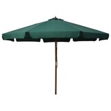 vidaXL Parasol Groen Hout 330cm - 54% Korting