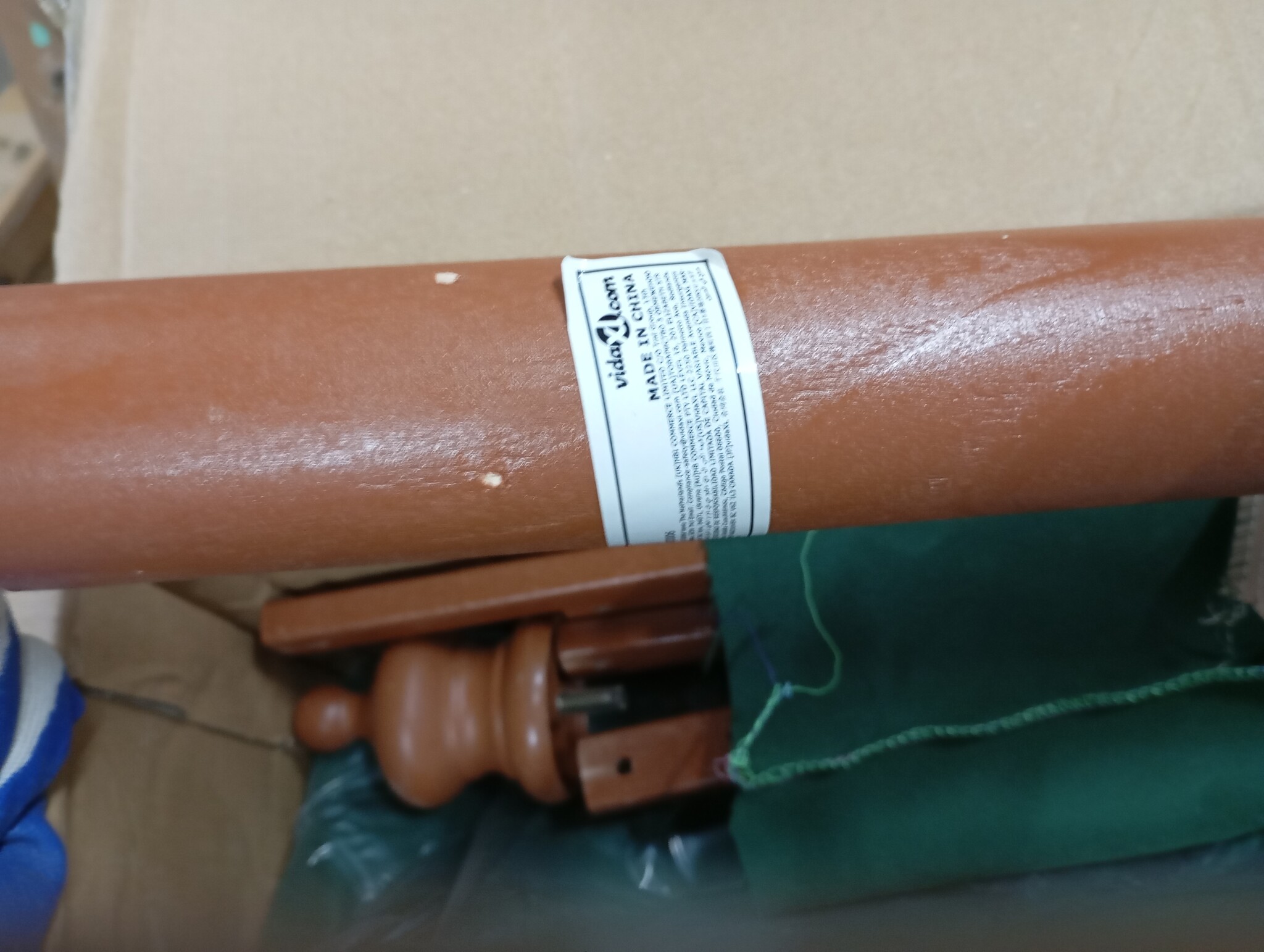 vidaXL Parasol Groen Hout 330cm - 54% Korting