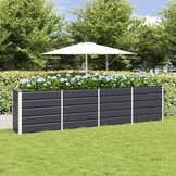Plantenbak Staal Antraciet 320x40x75 cm - 35% Korting