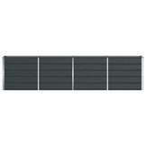 Plantenbak Staal Antraciet 320x40x75 cm - 35% Korting