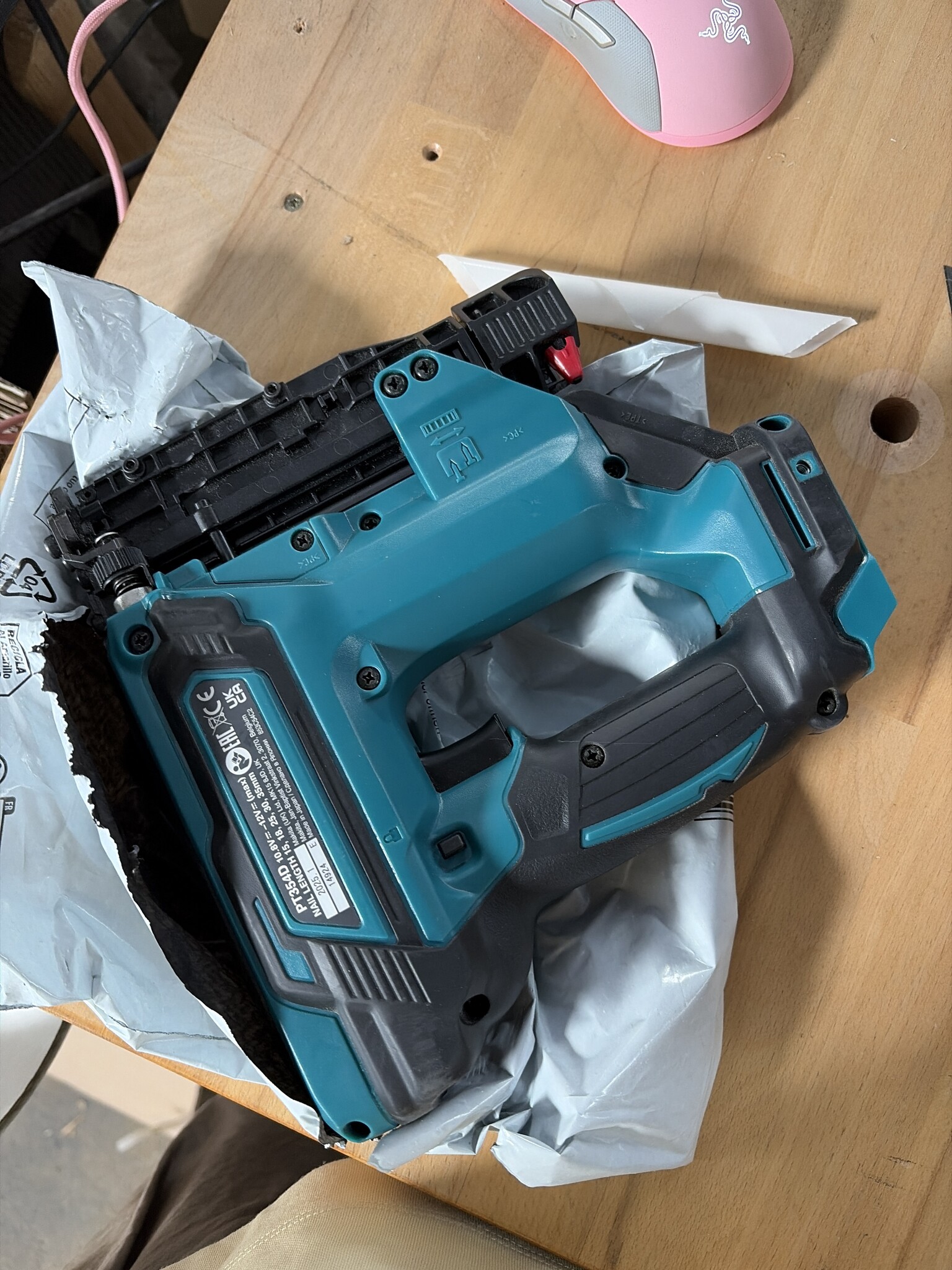 Makita Accu-pintacker PT354DZ 10,8V (zonder accu/oplader) Petrol - 55% korting