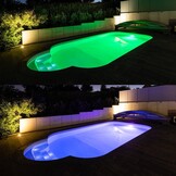 PAR56 LED Zwembadverlichting RGB Kleurveranderend 35W IP68 Waterdicht Ultra Plat 17,6cm 12V - 34% Korting