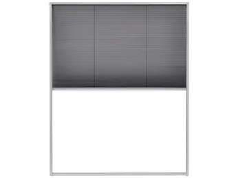 vidaXL Plissé Hordeur 80x100 cm Aluminium - 34% Korting