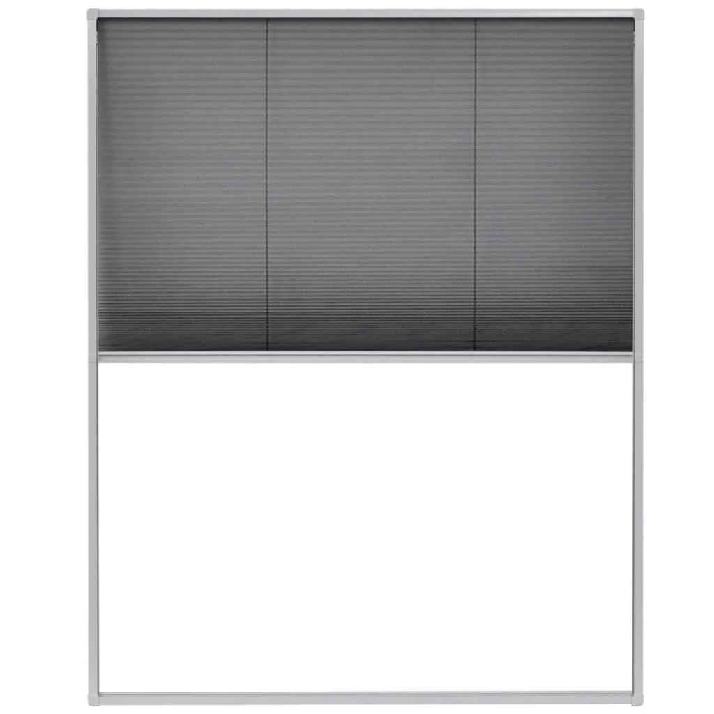 vidaXL Plissé Hordeur 80x100 cm Aluminium - 34% Korting