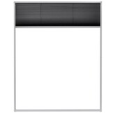 vidaXL Plissé Hordeur 80x100 cm Aluminium - 34% Korting
