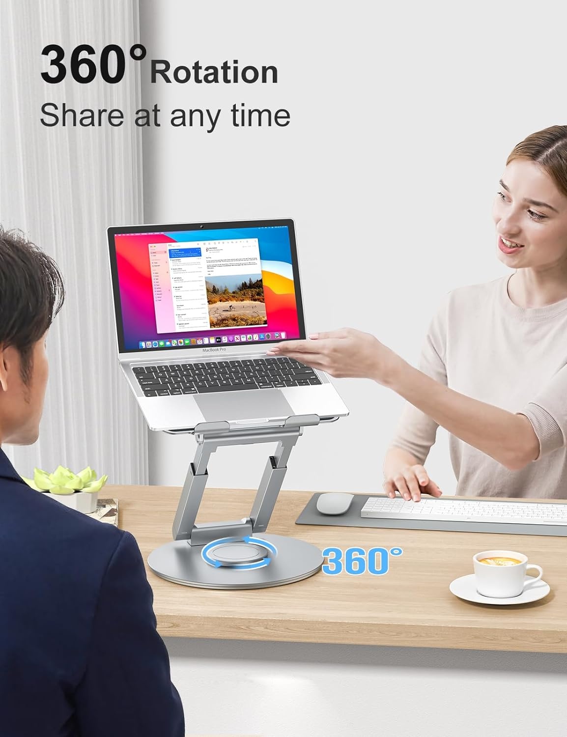 Zit-sta Laptopstandaard Zilver | 29% Korting