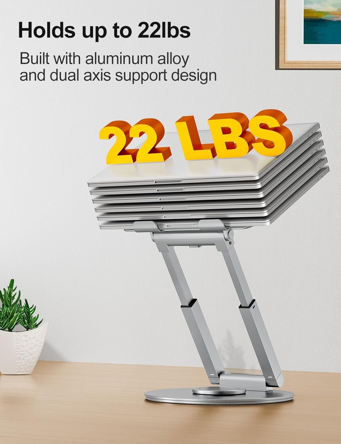 Zit-sta Laptopstandaard Zilver | 29% Korting
