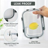 Glazen Vershoudbakjes Set (10 stuks) - Ideaal voor Maaltijdbereiding - Nu 34% Korting!
