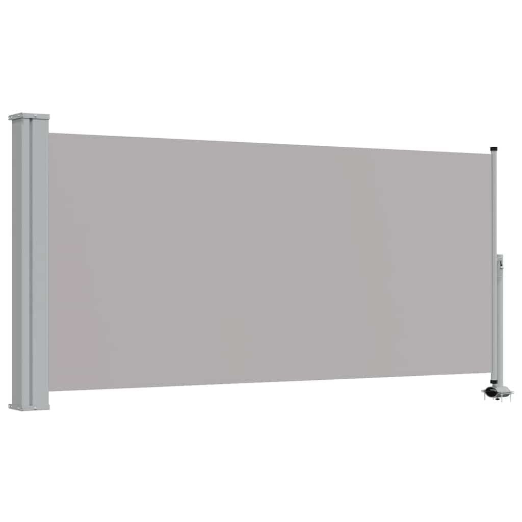 VidaXL Uittrekbaar Tuinscherm 120x300 cm Grijs - 34% Korting