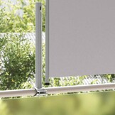 VidaXL Uittrekbaar Tuinscherm 120x300 cm Grijs - 34% Korting