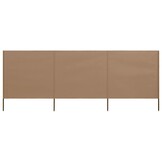VidaXL Windscherm 3-panelen Taupe - 400x160 cm - 59% Korting!