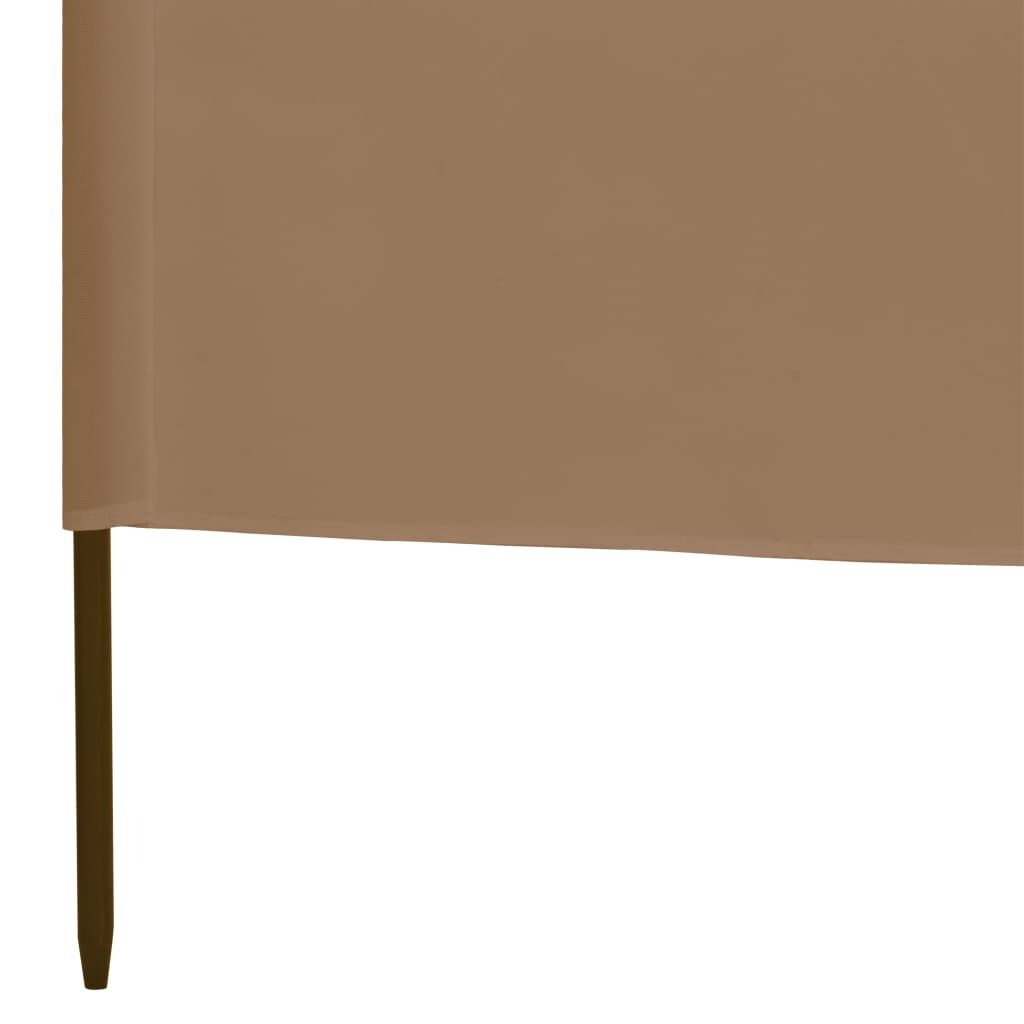 VidaXL Windscherm 3-panelen Taupe - 400x160 cm - 59% Korting!