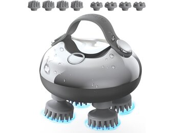 Elektrische Hoofdmassager Zilver - 33% Korting