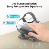 Elektrische Hoofdmassager Zilver - 33% Korting