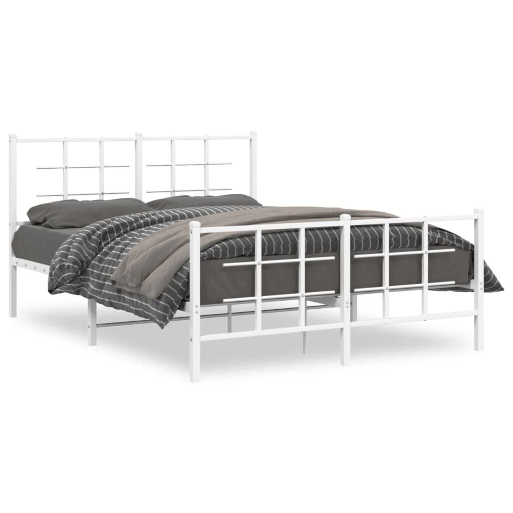 Wit Metalen Bedframe 140x200 cm - 51% Korting