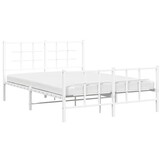 Wit Metalen Bedframe 140x200 cm - 51% Korting