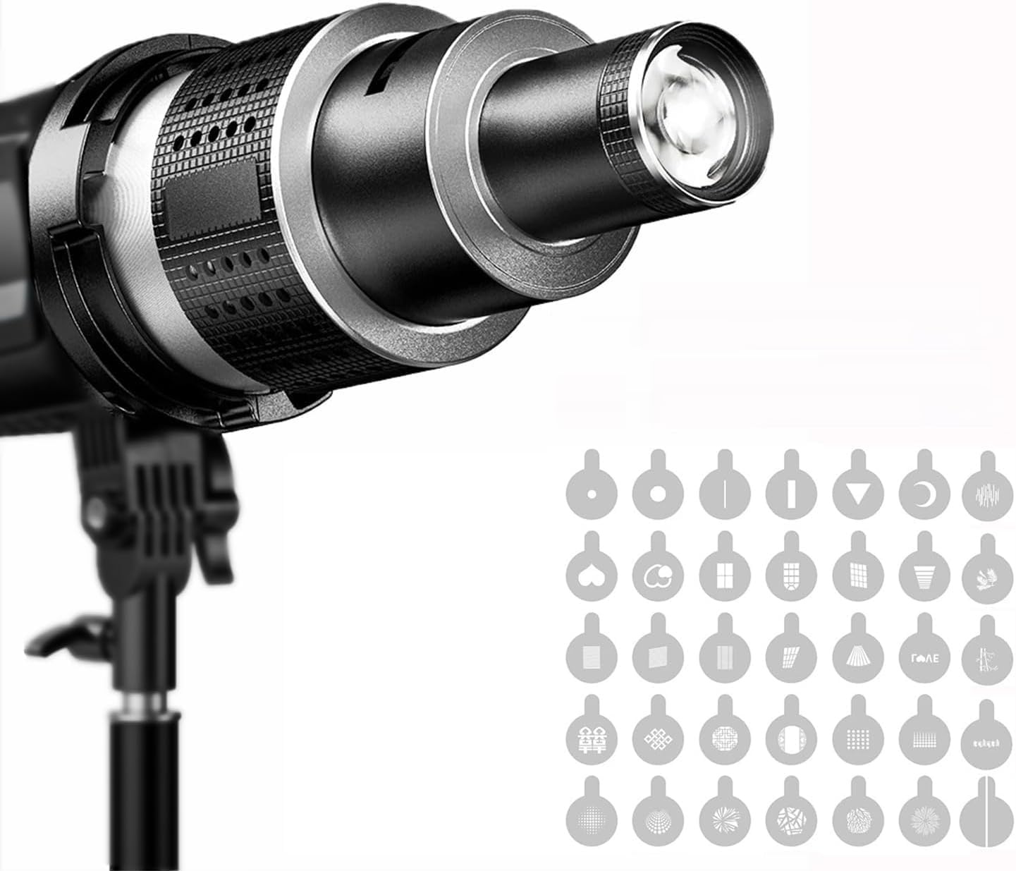 Snoot Projector met 35 Gobo's & 5 Kleurenfilters (34% Korting)