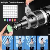 Snoot Projector met 35 Gobo's & 5 Kleurenfilters (34% Korting)