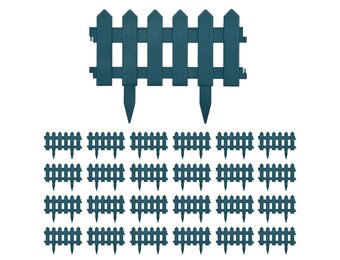 VidaXL Gazonranden 25 stuks - 10m PP Groen - 33% Korting