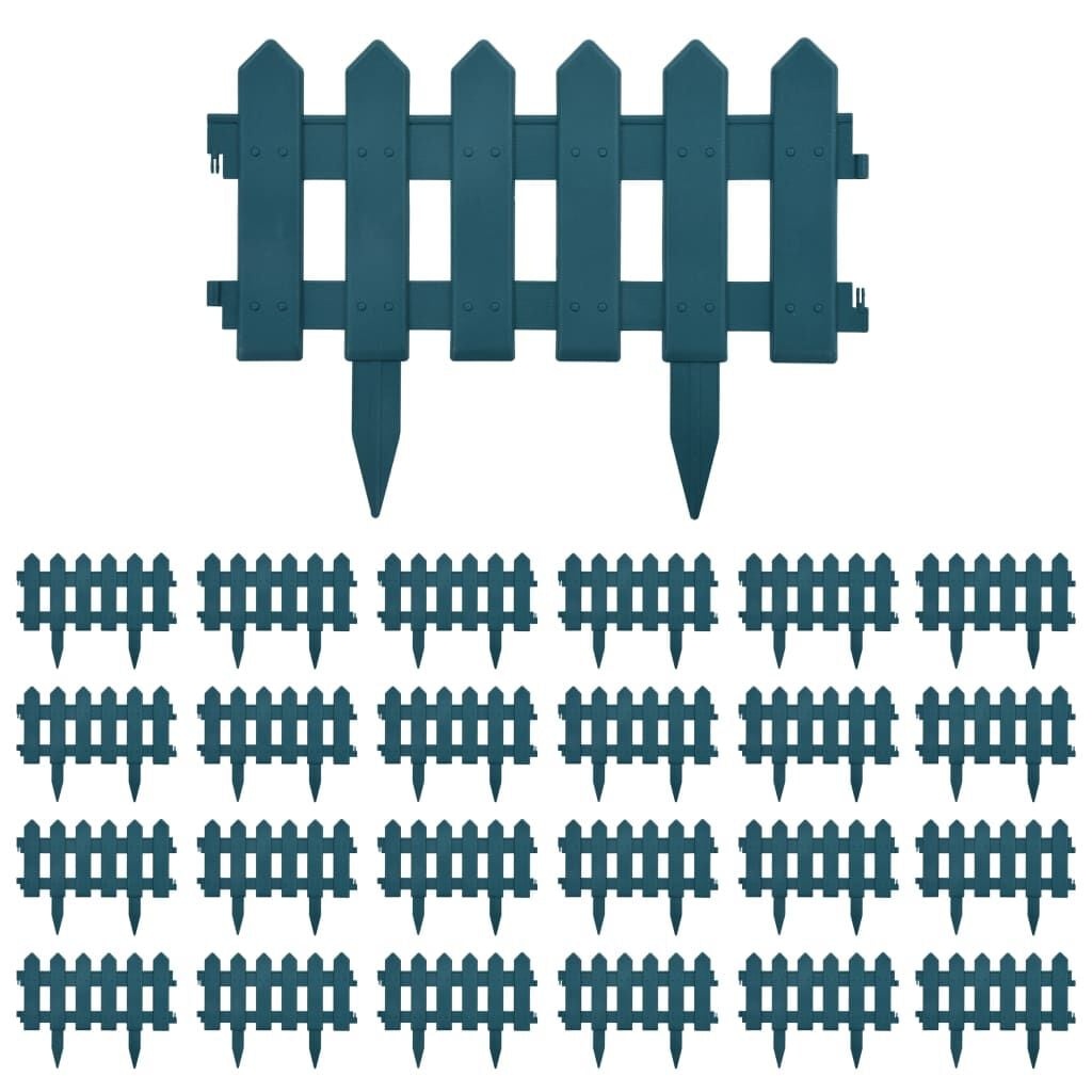 VidaXL Gazonranden 25 stuks - 10m PP Groen - 33% Korting