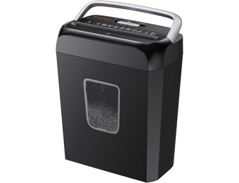 Papierversnipperaar Cross-Cut 6 vellen Zwart 13L - 33% Korting