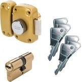 Universeel Cilinderslot Deur - Brons/Messing - Inbraakwerend - 34% Korting