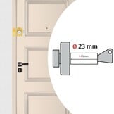 Universeel Cilinderslot Deur - Brons/Messing - Inbraakwerend - 34% Korting