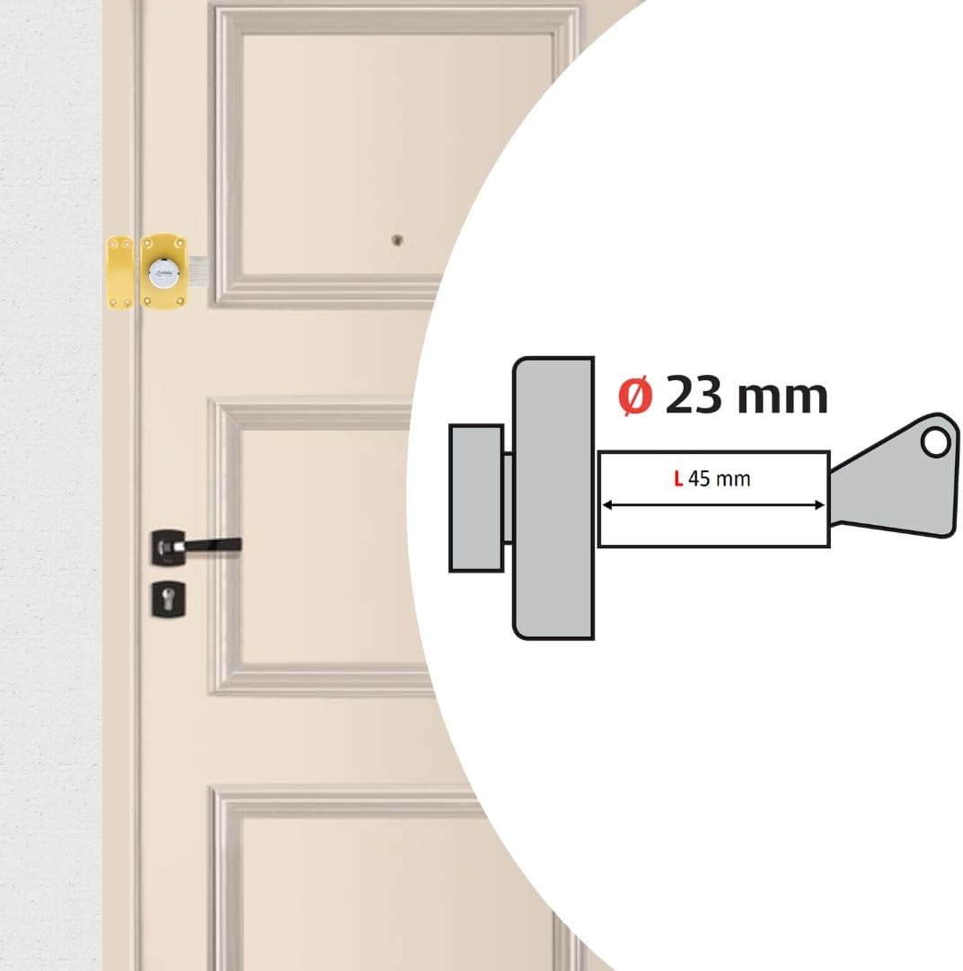 Universeel Cilinderslot Deur - Brons/Messing - Inbraakwerend - 34% Korting