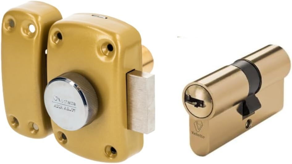 Universeel Cilinderslot Deur - Brons/Messing - Inbraakwerend - 34% Korting