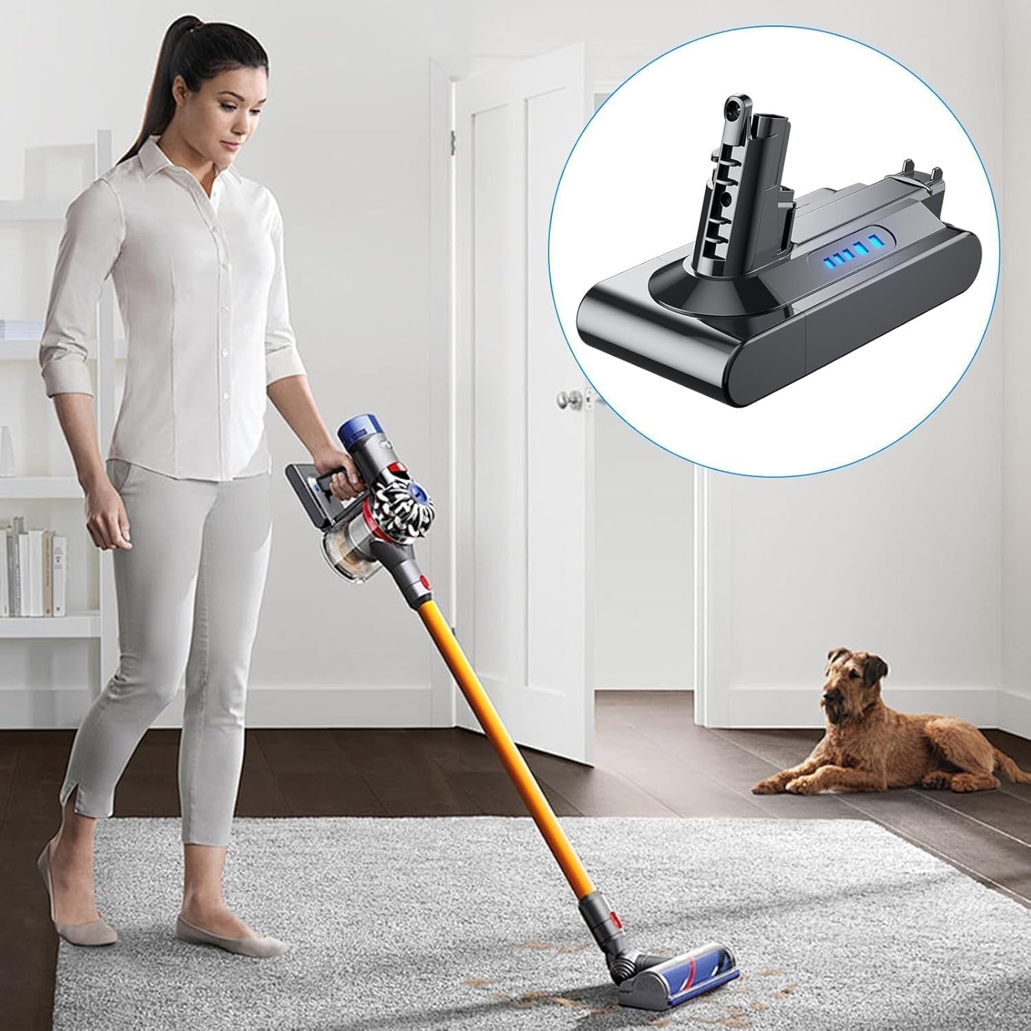 Reserveaccu voor Dyson V10 (53% korting) - Incl. filter & borstel