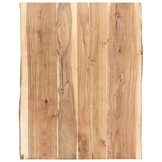 Acaciahout Tafelblad met Natuurlijke Rand 80x(50-60)cm - 59% Korting