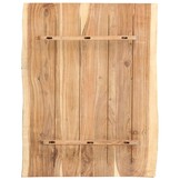 Acaciahout Tafelblad met Natuurlijke Rand 80x(50-60)cm - 59% Korting