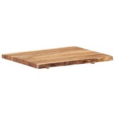 Acaciahout Tafelblad met Natuurlijke Rand 80x(50-60)cm - 59% Korting