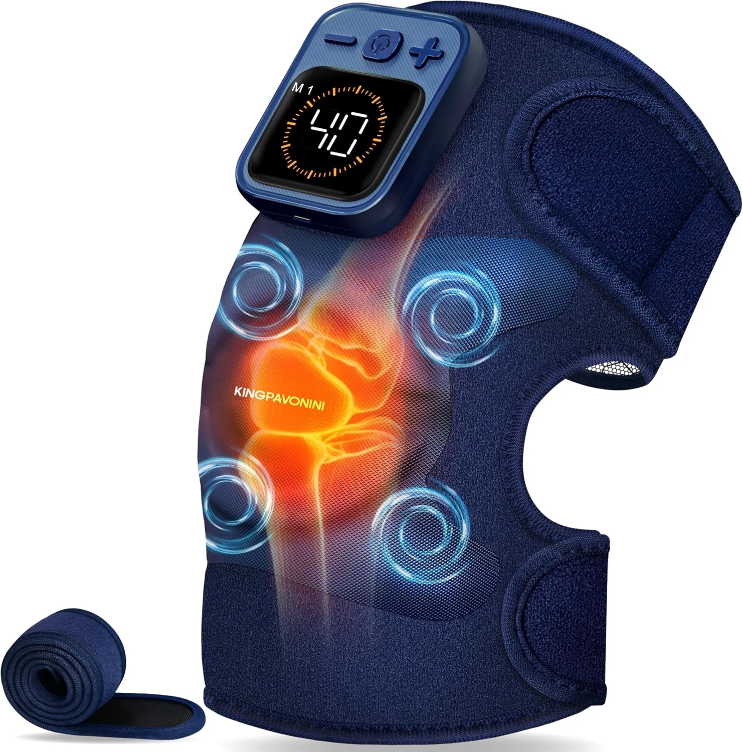 Draadloze Knieverwarmer & Massager met Grafeen, 34% Korting