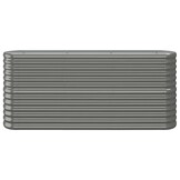 Plantenbak Gegalvaniseerd Staal Grijs 152x40x68 cm (34% Korting)