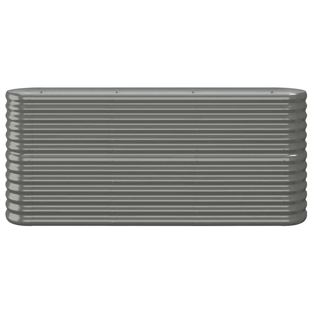 Plantenbak Gegalvaniseerd Staal Grijs 152x40x68 cm (34% Korting)