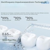 Draadloze Monddouche Grijs - 230ml Tank & UV-C Desinfectie - 29% Korting