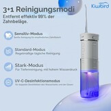 Draadloze Monddouche Grijs - 230ml Tank & UV-C Desinfectie - 29% Korting