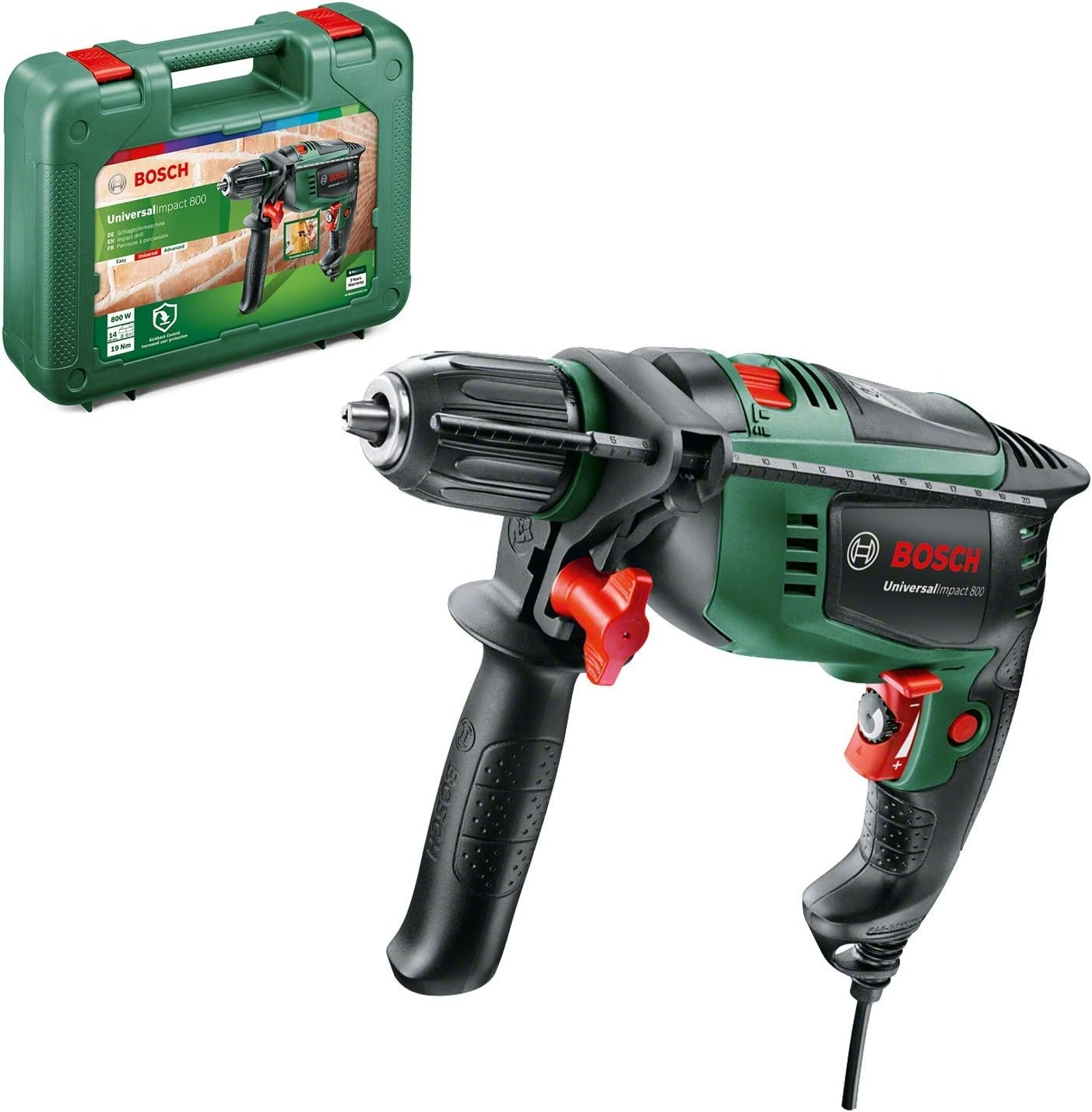 Klopboormachine Bosch 800W met Koffer - 54% Korting