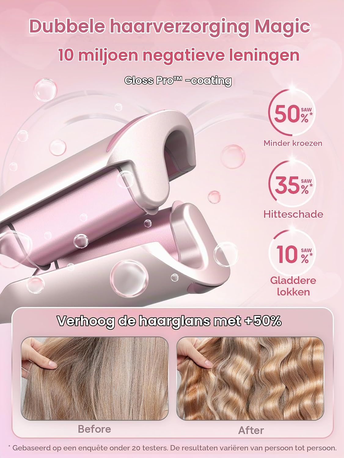 Golftang 19mm Dubbele Loop - Strand & Zeemeermingolven - 34% Korting