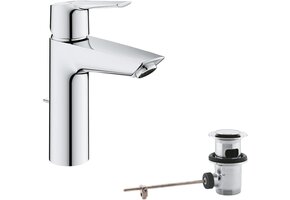 GROHE Wastafelkraan Chroom Waterbesparend (51% Korting)