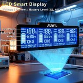 JIUWIIL Universele Batterijlader voor Li-ion & 9V Batterijen met LCD Display - 34% Korting