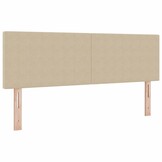 Hoofdbord Lichtgroen Grijs 160 cm Katoen Stof - 53% Korting
