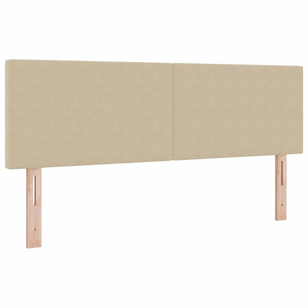 Hoofdbord Lichtgroen Grijs 160 cm Katoen Stof - 53% Korting