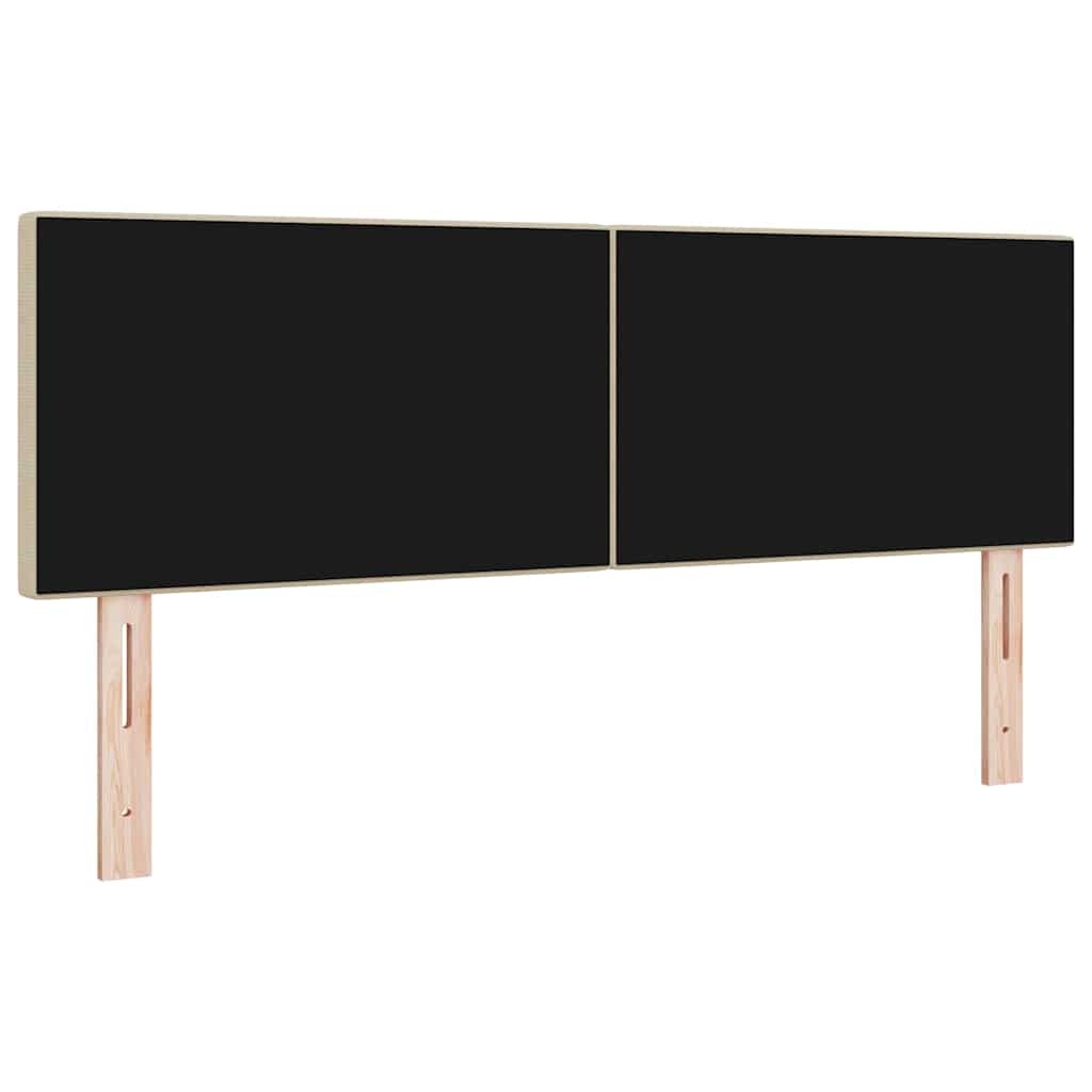 Hoofdbord Lichtgroen Grijs 160 cm Katoen Stof - 53% Korting