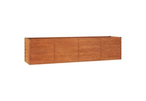 Verhoogde Plantenbak Cortenstaal 320x80x77 cm - 54% Korting
