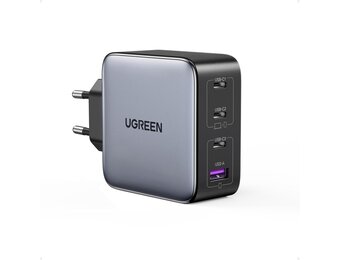 UGREEN Nexode 100W USB C-oplader GaN USB C-voeding 4-poorts PD Charger met PPS Compatibel met MacBook Pro, iPhone 16 Pro Max/15/14, iPad Pro, S24 Ultra, S23, S22, Steam Deck etc.
