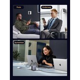 UGREEN Nexode 100W USB C-oplader GaN USB C-voeding 4-poorts PD Charger met PPS Compatibel met MacBook Pro, iPhone 16 Pro Max/15/14, iPad Pro, S24 Ultra, S23, S22, Steam Deck etc.