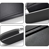 Voor Captur Kaptur 2014-2018 Armsteun Box Consoles Opslag met Bekerhouder (a, Dubbele laag met USB-all zwart) …